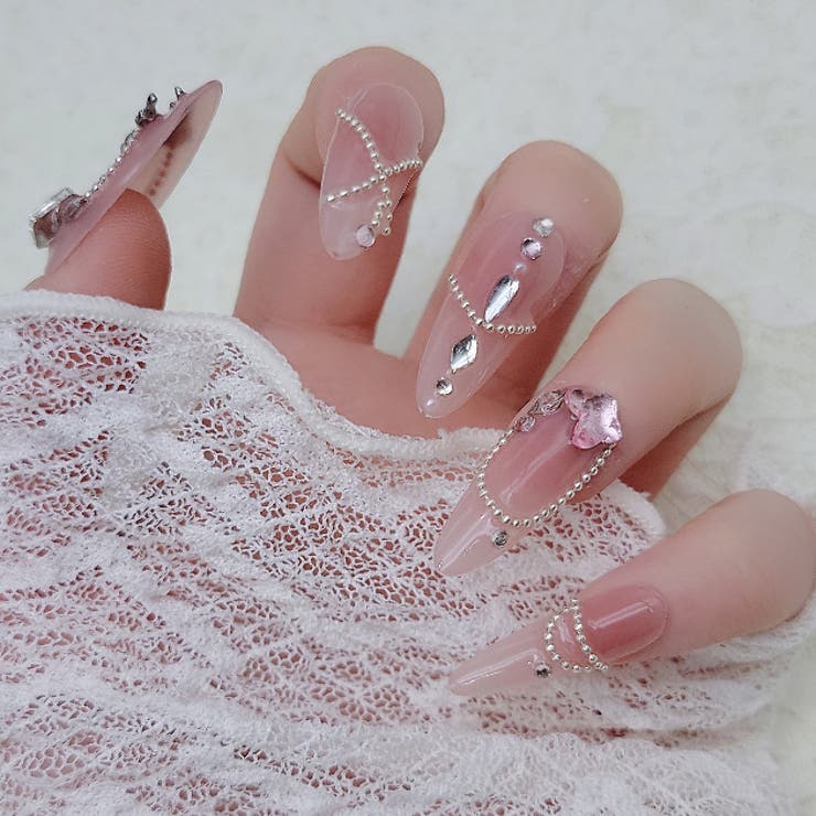 バタフライ付き ビジュー ライン | レースレディース  | 詳細画像1 