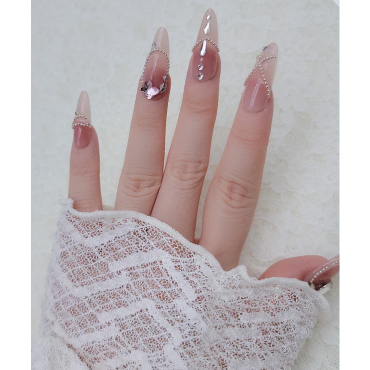 バタフライ付き ビジュー ライン | レースレディース  | 詳細画像4 