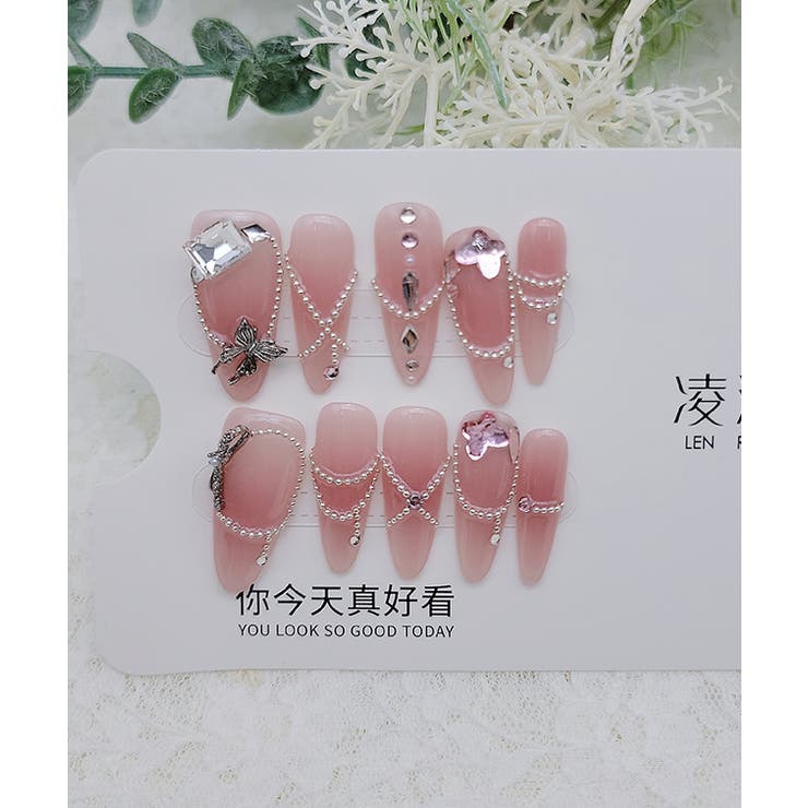 バタフライ付き ビジュー ライン | レースレディース  | 詳細画像6 