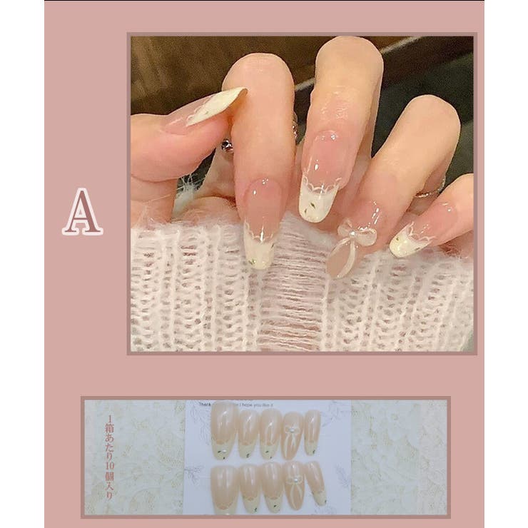 パール付き リボン アート | レースレディース  | 詳細画像2 