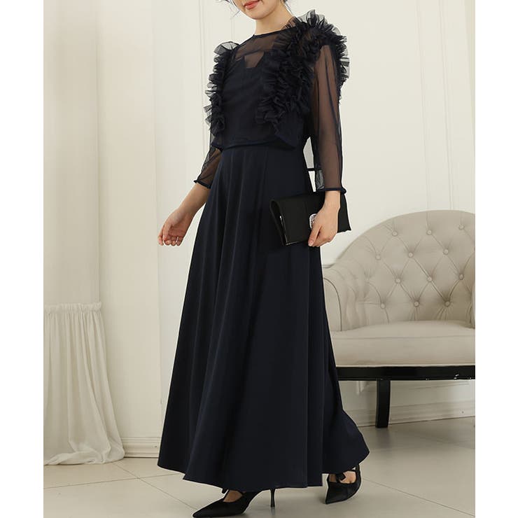 オーガンジー フリル レイヤード | レースレディース  | 詳細画像10 