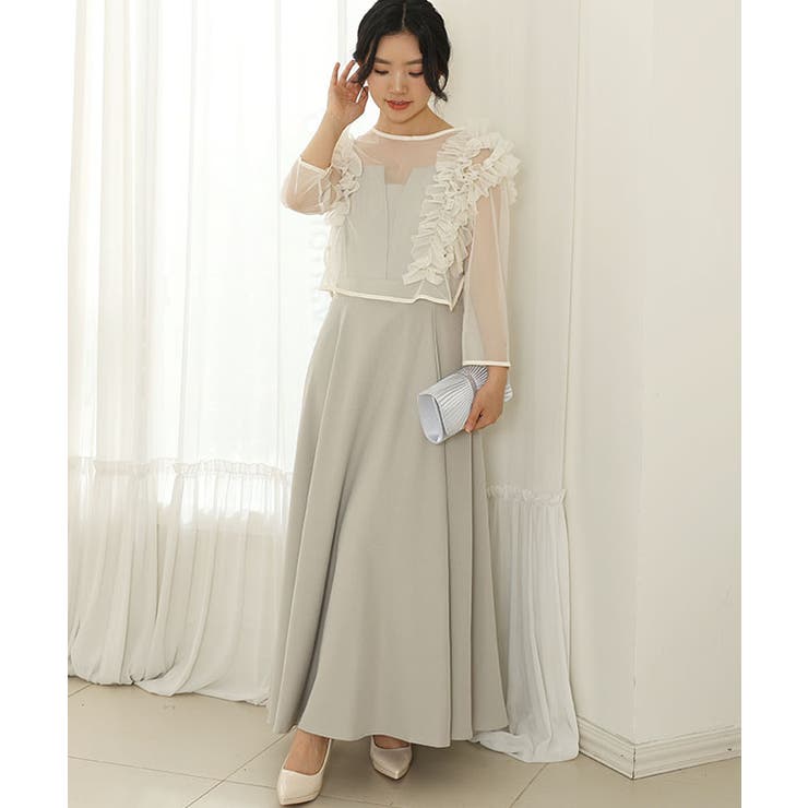 オーガンジー フリル レイヤード | レースレディース  | 詳細画像15 