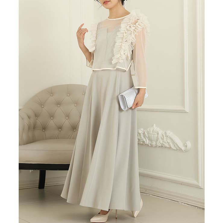 オーガンジー フリル レイヤード | レースレディース  | 詳細画像17 