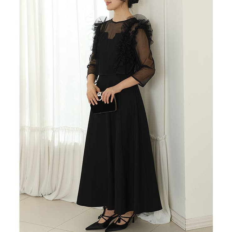 オーガンジー フリル レイヤード | レースレディース  | 詳細画像5 