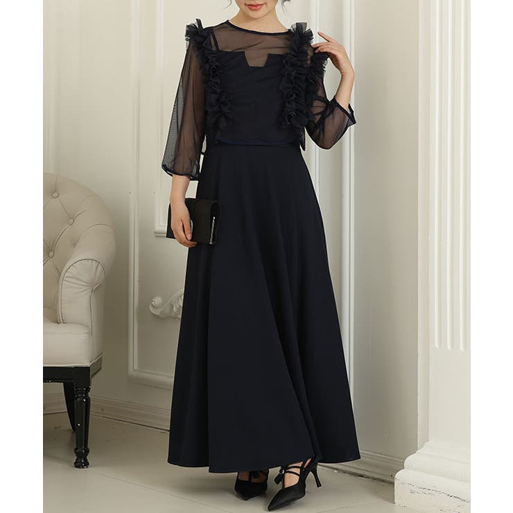 オーガンジー フリル レイヤード | レースレディース  | 詳細画像8 