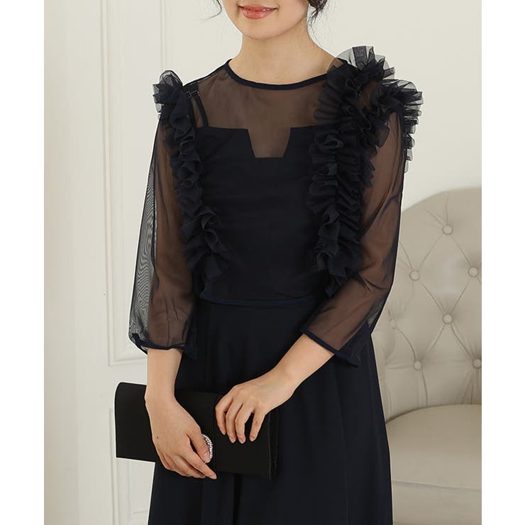 オーガンジー フリル レイヤード | レースレディース  | 詳細画像9 