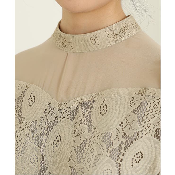 チョーカーネック 花柄 レース | レースレディース  | 詳細画像18 