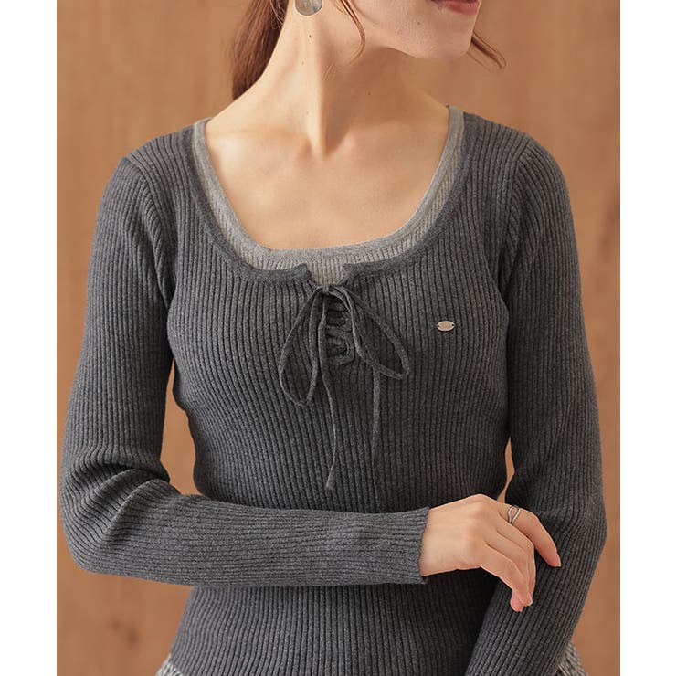 フロント レースアップ リブ | レースレディース  | 詳細画像16 