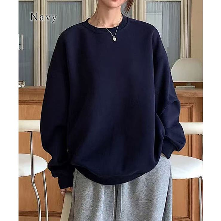 ソリッドカラー オーバーサイズ 長袖 | レースレディース  | 詳細画像9 