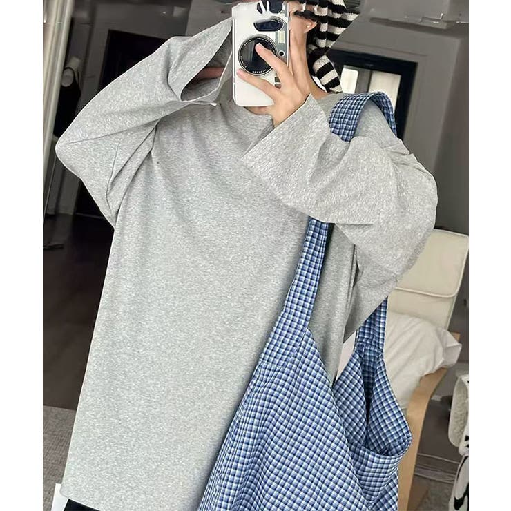 ソリッドカラー クルーネック オーバーサイズ | レースレディース  | 詳細画像10 