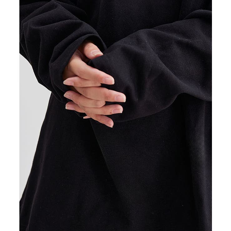 ソリッドカラー クルーネック オーバーサイズ | レースレディース  | 詳細画像8 