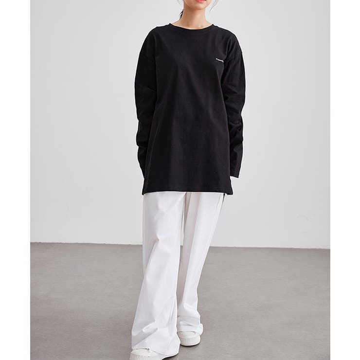 ワンポイント ロゴ クルーネック | レースレディース  | 詳細画像7 