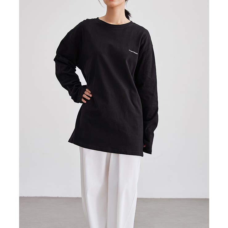 ワンポイント ロゴ クルーネック | レースレディース  | 詳細画像8 