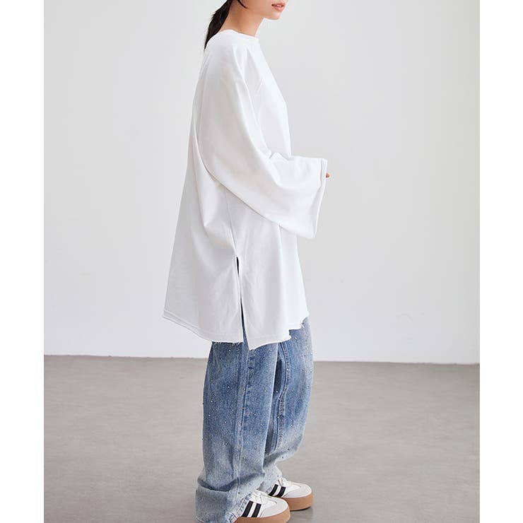 ソリッドカラー ラウンドネック チュニック | レースレディース  | 詳細画像10 