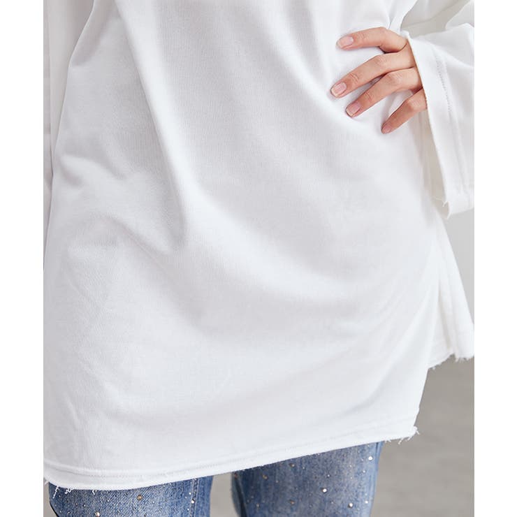 ソリッドカラー ラウンドネック チュニック | レースレディース  | 詳細画像14 