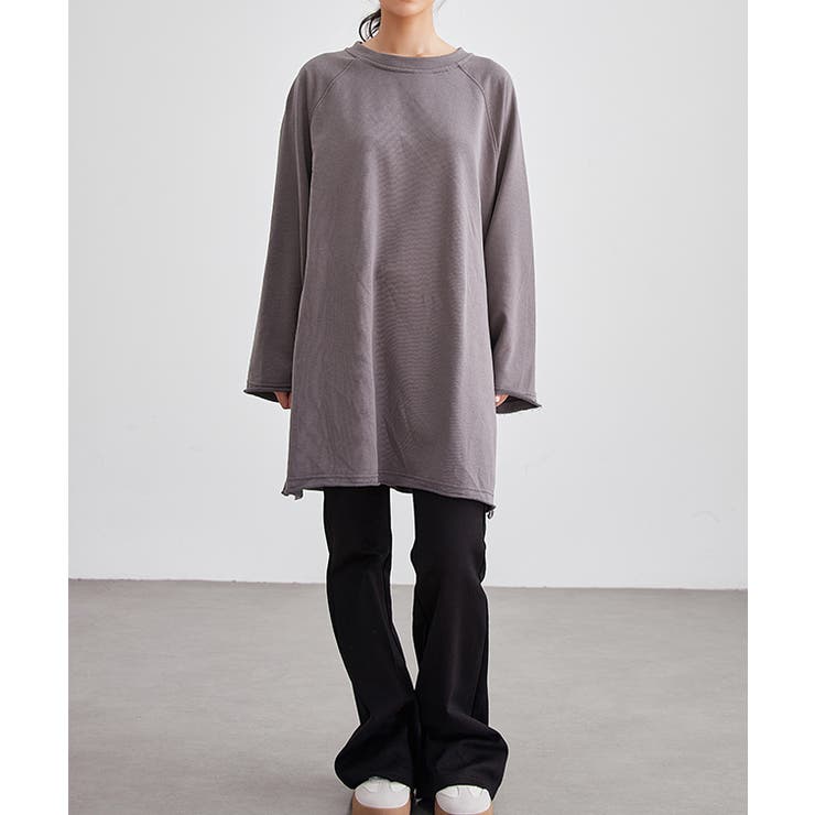 ソリッドカラー ラウンドネック チュニック | レースレディース  | 詳細画像7 