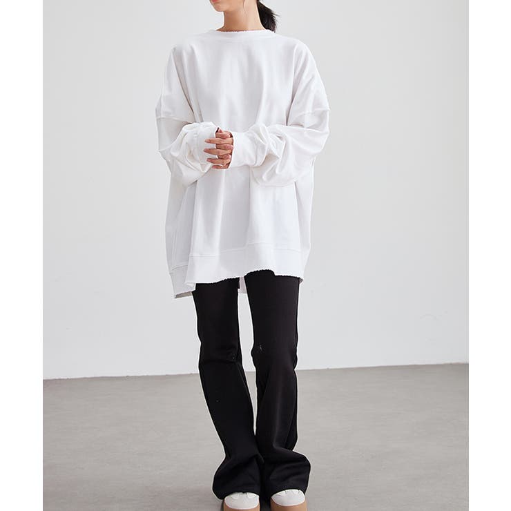 ソリッドカラー ラウンドネック フレア | レースレディース  | 詳細画像11 