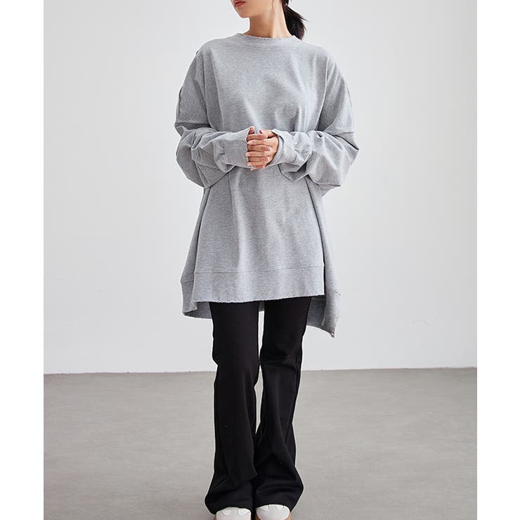 ソリッドカラー ラウンドネック フレア | レースレディース  | 詳細画像15 