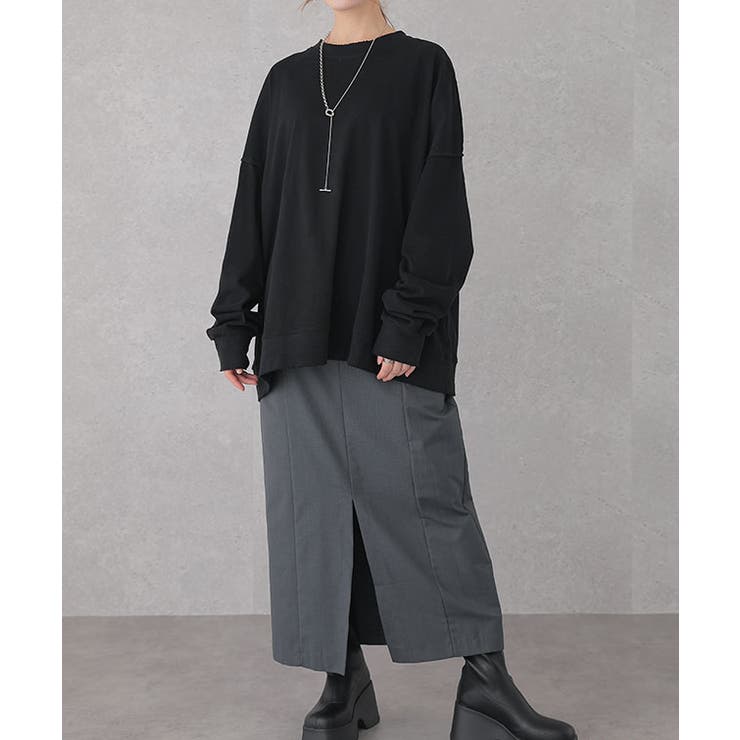 ソリッドカラー ラウンドネック フレア | レースレディース  | 詳細画像18 