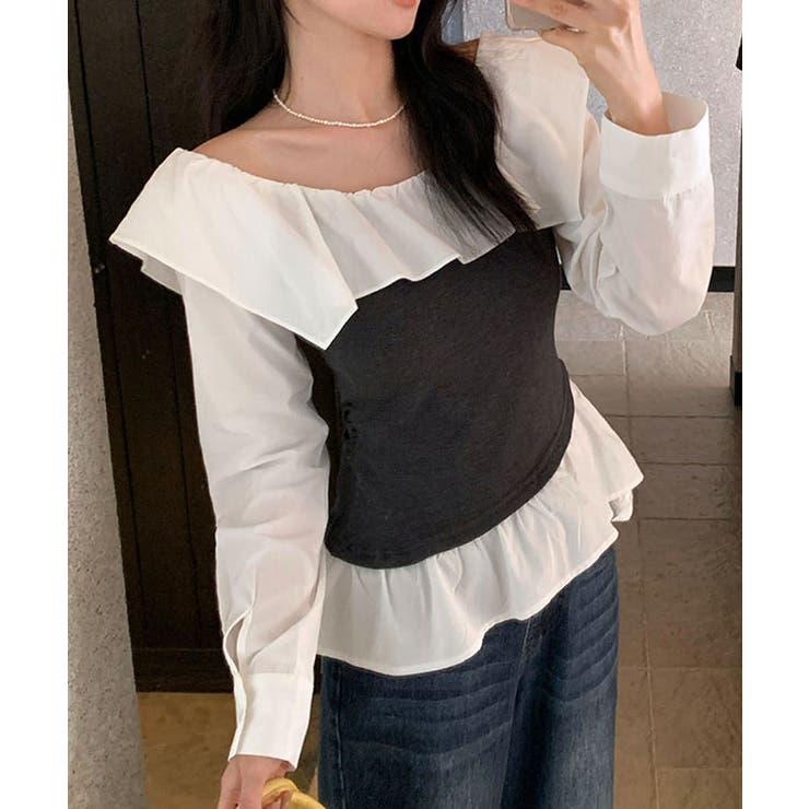 フリル ビスチェ サイドギャザー | レースレディース  | 詳細画像8 