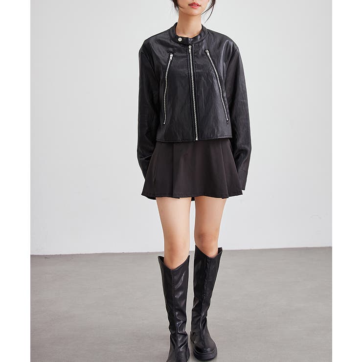 バンドカラー レザー調 コンパクト | レースレディース  | 詳細画像14 