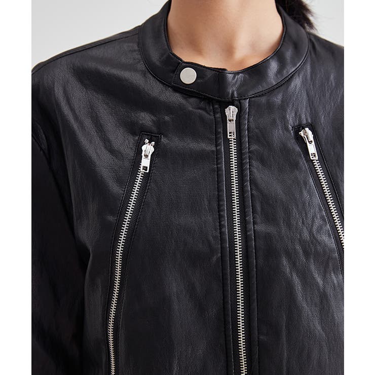 バンドカラー レザー調 コンパクト | レースレディース  | 詳細画像15 