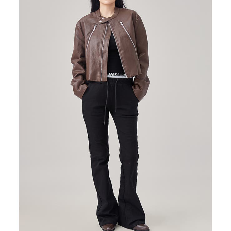 バンドカラー レザー調 コンパクト | レースレディース  | 詳細画像7 