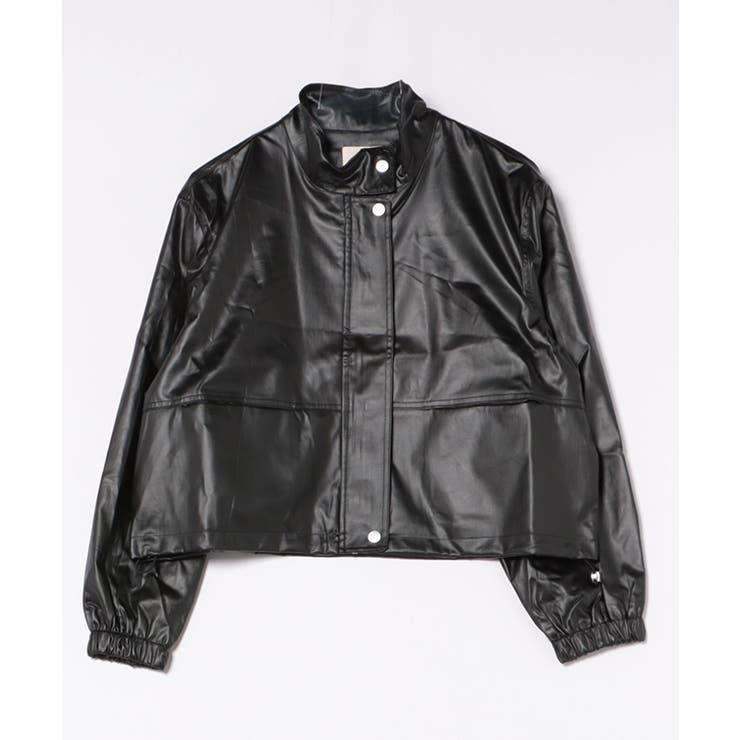 レザー調 スタンドカラー ライダース風 | レースレディース  | 詳細画像9 