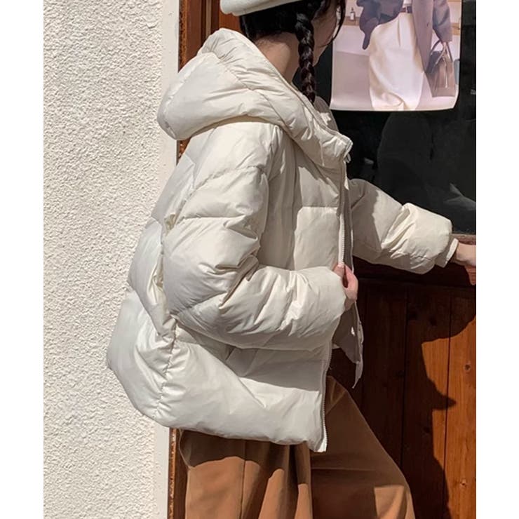 スタンドカラー ドロスト フード付き | レースレディース  | 詳細画像8 