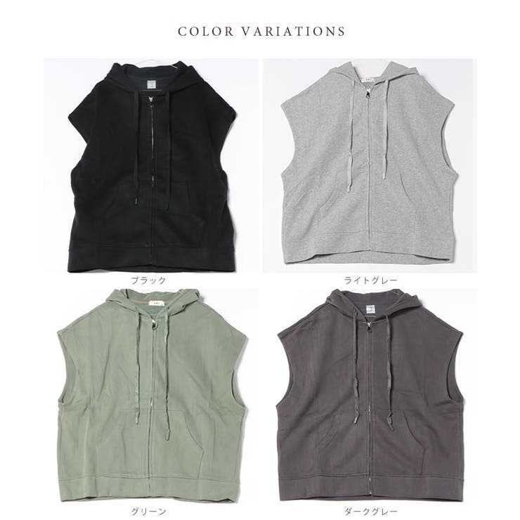 半袖 ジップアップ フーデット | レースレディース  | 詳細画像2 