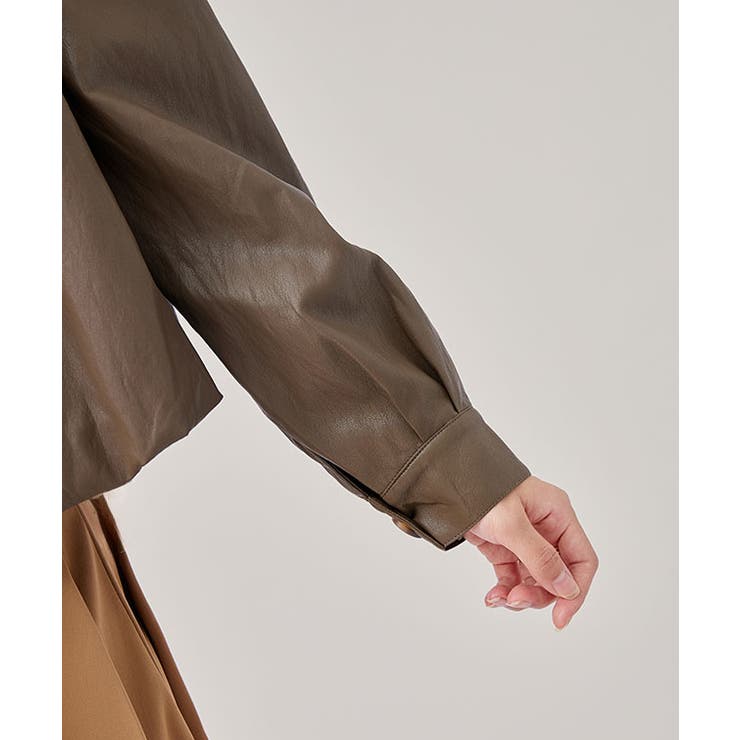 スタンドカラー ギャザー フライフロント | レースレディース  | 詳細画像12 