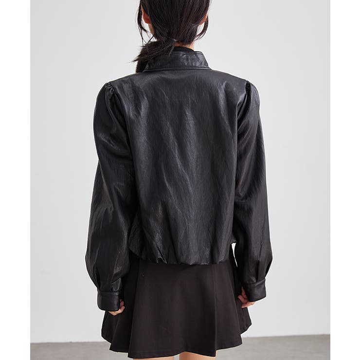 スタンドカラー ギャザー フライフロント | レースレディース  | 詳細画像16 