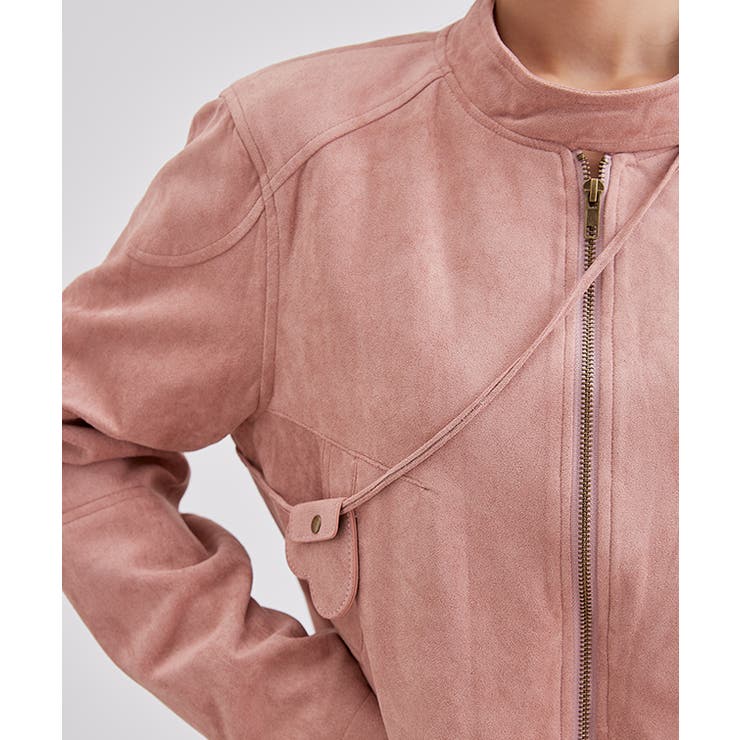 スエード調 ライダース ショート | レースレディース  | 詳細画像17 