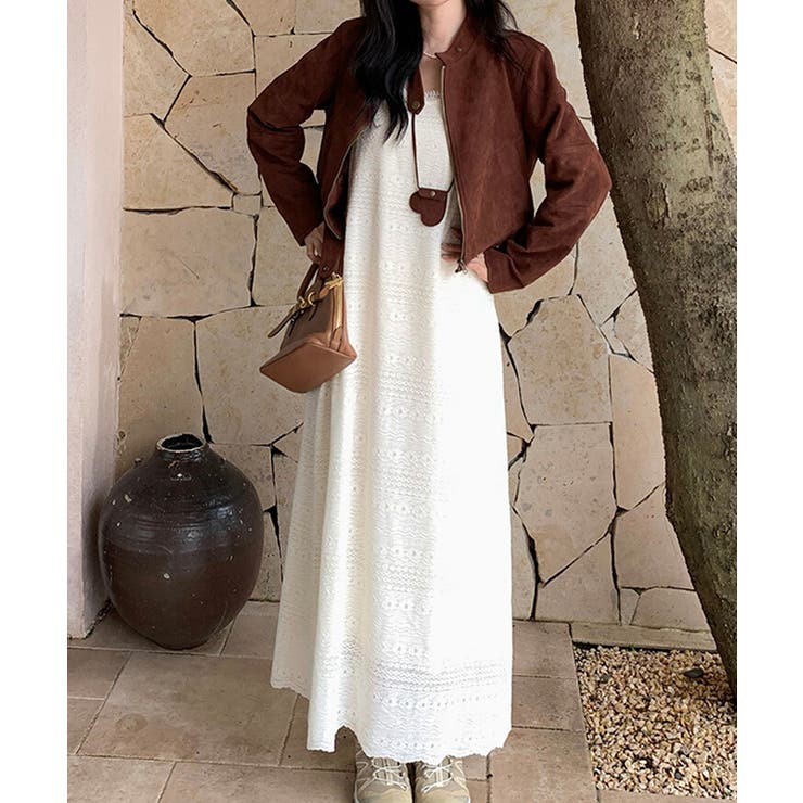 スエード調 ライダース ショート | レースレディース  | 詳細画像8 