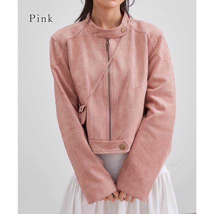 スエード調 ライダース ショート | レースレディース  | 詳細画像9 