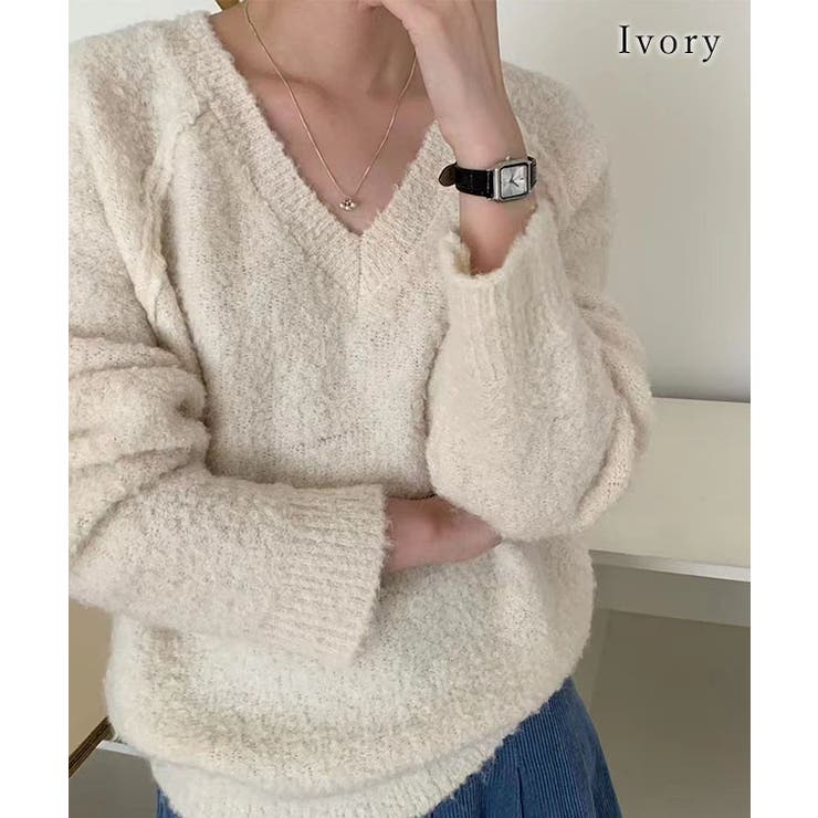 ブークレー Vネック ラグランスリーブ | レースレディース  | 詳細画像3 