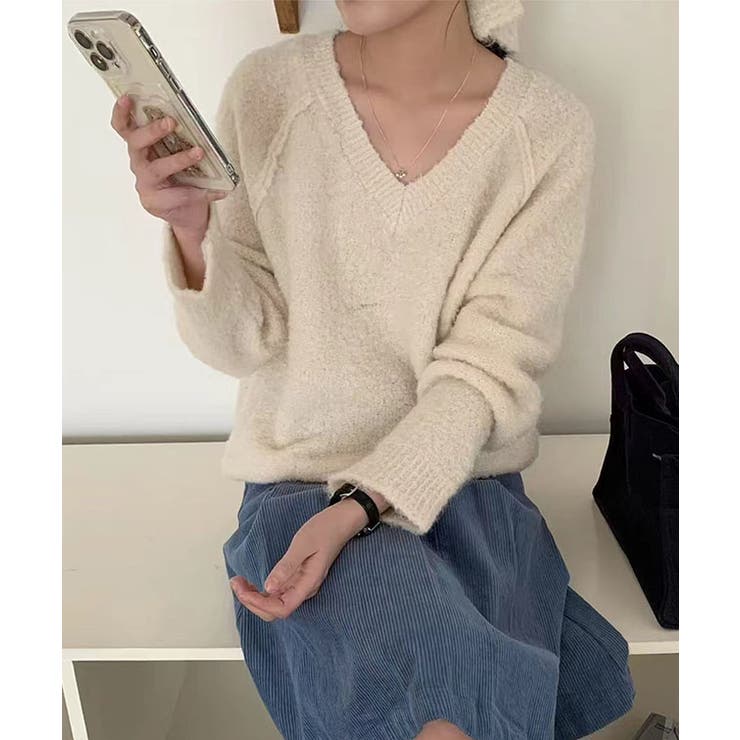 ブークレー Vネック ラグランスリーブ | レースレディース  | 詳細画像4 