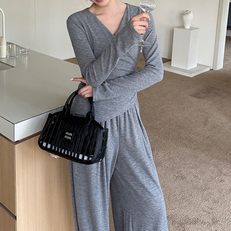 カシュクール 長袖 リラックス | レースレディース  | 詳細画像1 