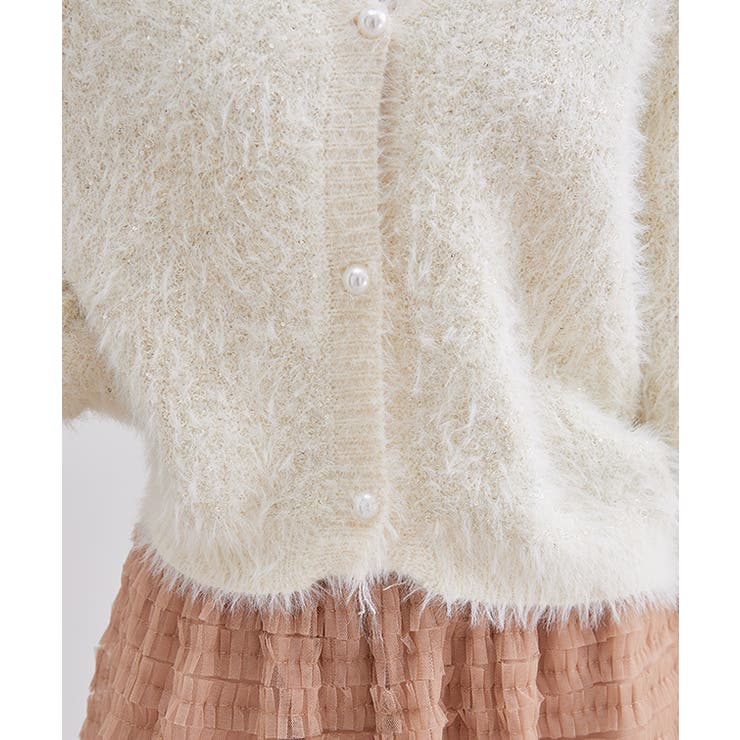 Vネック パール スパンコール | レースレディース  | 詳細画像14 