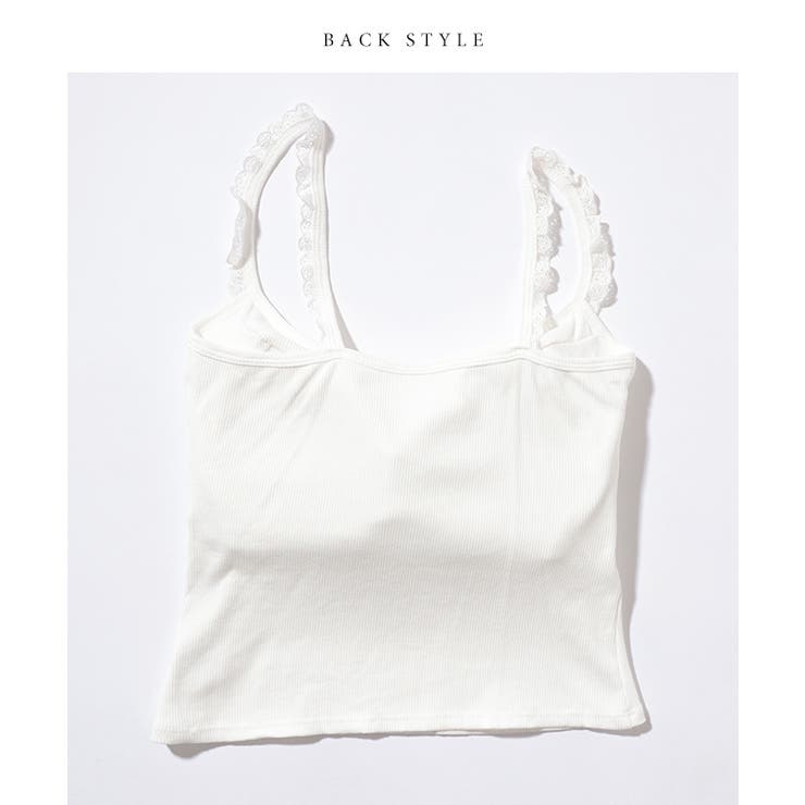 刺繍付き フリルネック カップ付き | レースレディース  | 詳細画像17 