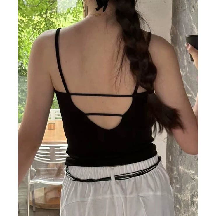 ソリッドカラー バック オープン | レースレディース  | 詳細画像4 