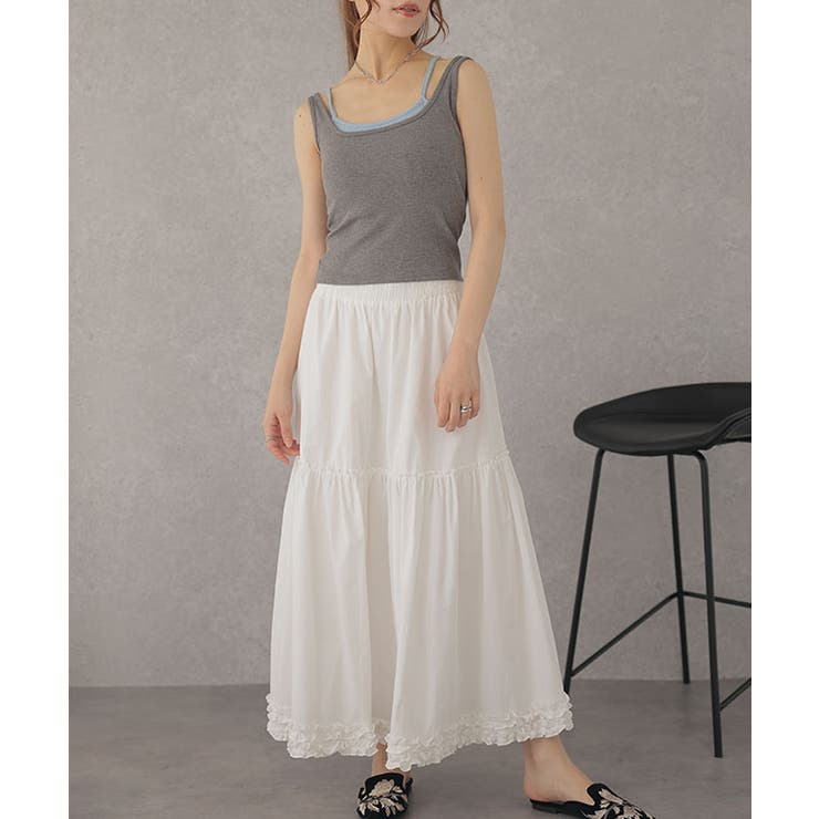 配色 フェイク レイヤード | レースレディース  | 詳細画像14 