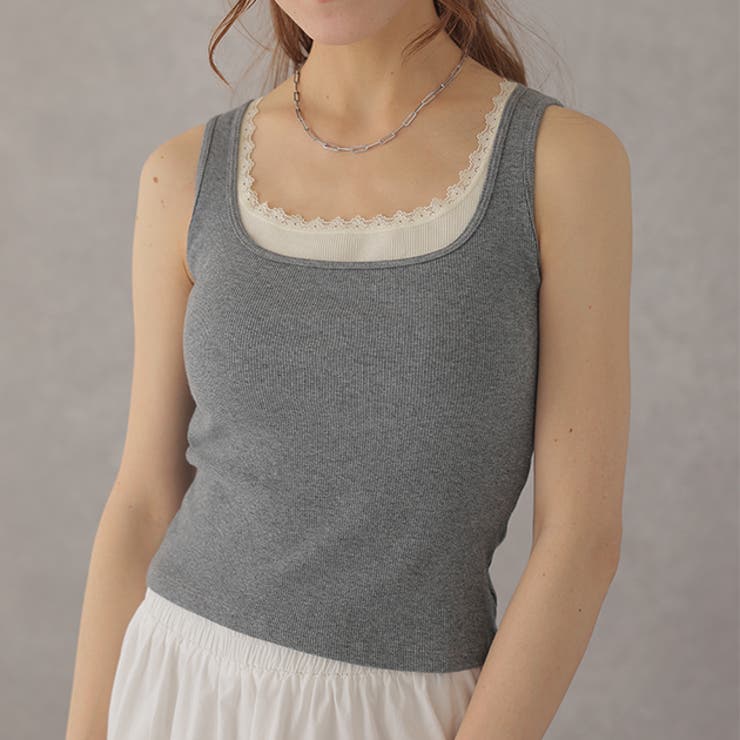 配色 レース カップ付き | レースレディース  | 詳細画像1 