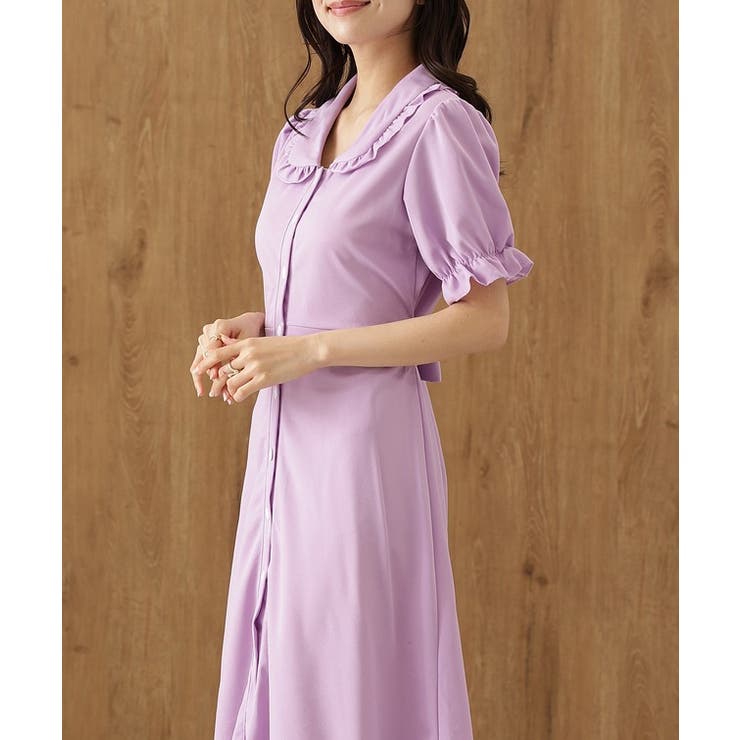 ビッグカラー フリル 前開き | レースレディース  | 詳細画像9 