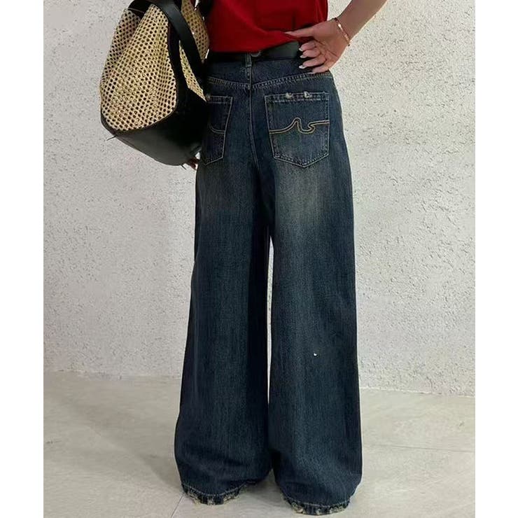 ハイウエスト 裾 ダメージ | レースレディース  | 詳細画像11 