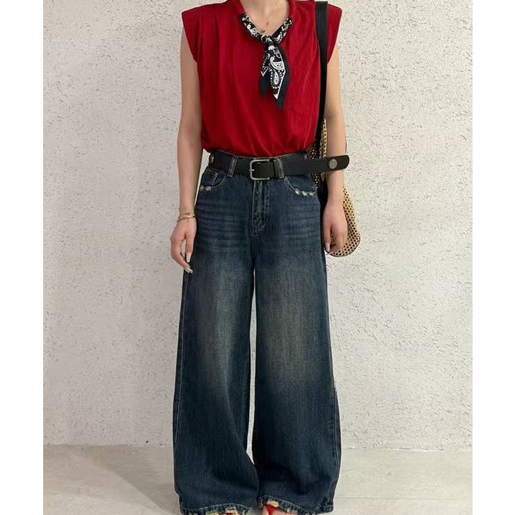 ハイウエスト 裾 ダメージ | レースレディース  | 詳細画像12 