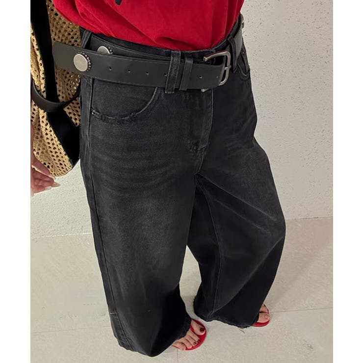 ハイウエスト 裾 ダメージ | レースレディース  | 詳細画像4 