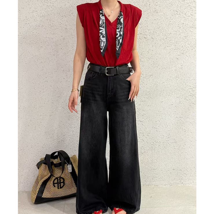 ハイウエスト 裾 ダメージ | レースレディース  | 詳細画像5 