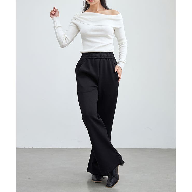 裏起毛 ハイウエスト イージー | レースレディース  | 詳細画像4 