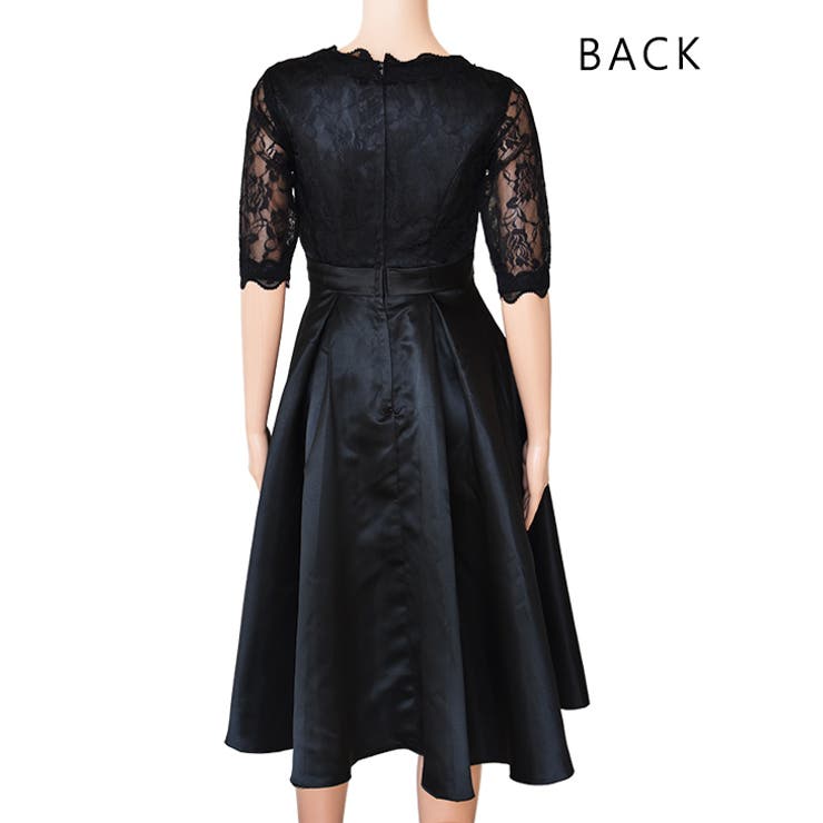 パーティードレス 長袖レース フォーマル | レースレディース  | 詳細画像7 